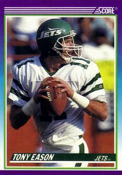#527 Tony Eason - New York Jets - 1990 Score Football