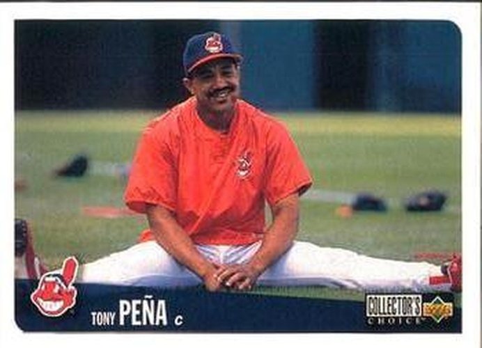 #527 Tony Pena - Cleveland Indians - 1996 Collector's Choice Baseball