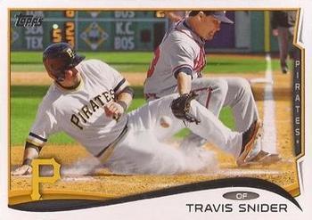 #527 Travis Snider - Pittsburgh Pirates - 2014 Topps Baseball