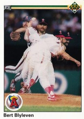 #527 Bert Blyleven - California Angels - 1990 Upper Deck Baseball