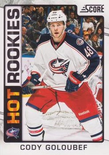 #527 Cody Goloubef - Columbus Blue Jackets - 2012-13 Score Hockey