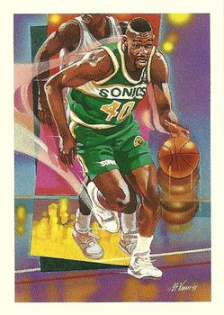 #527 Shawn Kemp - Seattle SuperSonics - 1991-92 Hoops Basketball