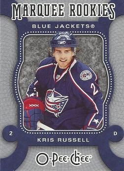 #528 Kris Russell - Columbus Blue Jackets - 2007-08 O-Pee-Chee Hockey