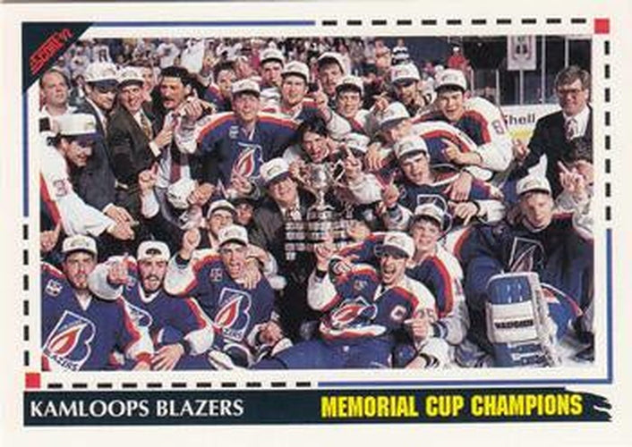 #528 Memorial Cup Champions - Kamloops Blazers - 1992-93 Score USA Hockey