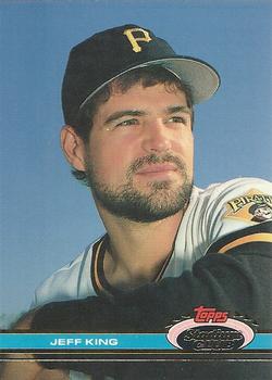 #528 Jeff King - Pittsburgh Pirates - 1991 Stadium Club Baseball