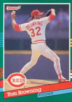 #528 Tom Browning - Cincinnati Reds - 1991 Donruss Baseball
