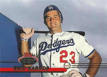 #528 Eric Karros - Los Angeles Dodgers - 1993 Stadium Club Baseball