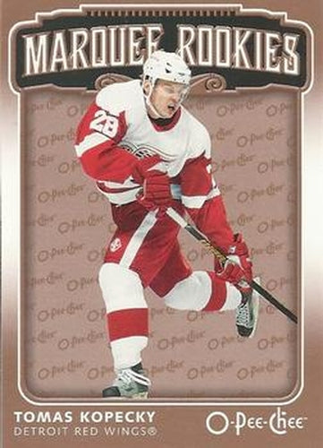 #528 Tomas Kopecky - Detroit Red Wings - 2006-07 O-Pee-Chee Hockey