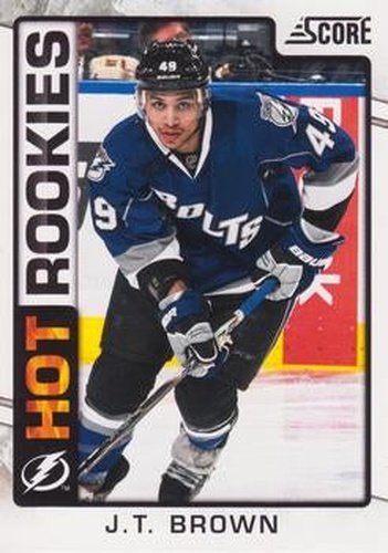 #528 J.T. Brown - Tampa Bay Lightning - 2012-13 Score Hockey