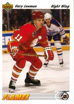 #528 Gary Leeman - Calgary Flames - 1991-92 Upper Deck Hockey