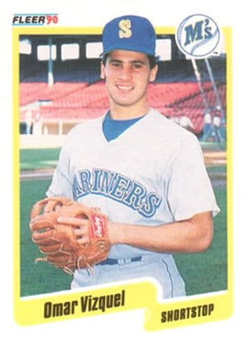 #528 Omar Vizquel - Seattle Mariners - 1990 Fleer USA Baseball