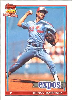 #528 Denny Martinez - Montreal Expos - 1991 O-Pee-Chee Baseball