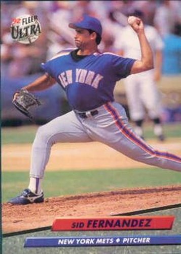 #528 Sid Fernandez - New York Mets - 1992 Ultra Baseball