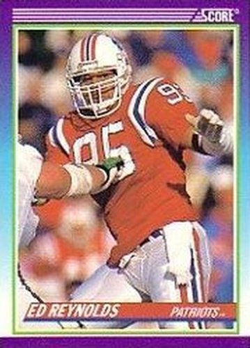 #528 Ed Reynolds - New England Patriots - 1990 Score Football