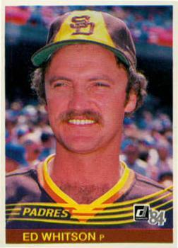 #528 Ed Whitson - San Diego Padres - 1984 Donruss Baseball