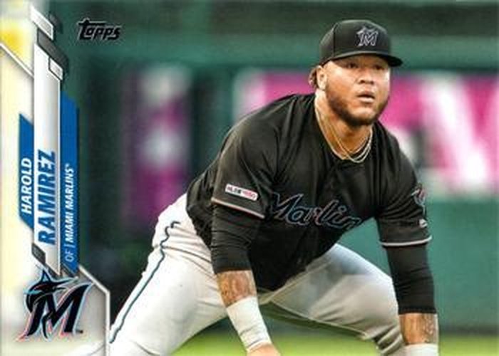 #528 Harold Ramirez - Miami Marlins - 2020 Topps Baseball