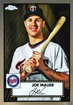 #528 Joe Mauer - Minnesota Twins - 2021 Topps Chrome Platinum Anniversary Baseball