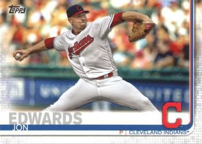 #528 Jon Edwards - Cleveland Indians - 2019 Topps Baseball