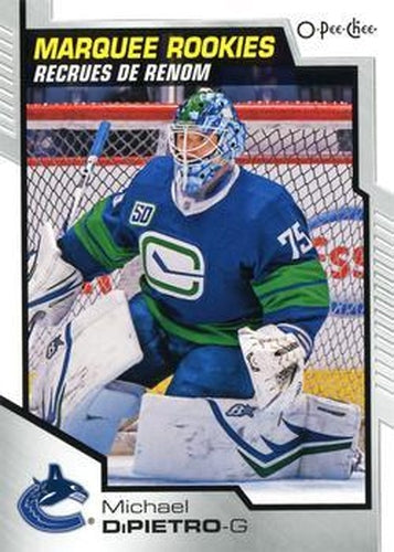 #528 Michael DiPietro - Vancouver Canucks - 2020-21 O-Pee-Chee Hockey