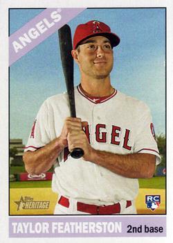 #528 Taylor Featherston - Los Angeles Angels - 2015 Topps Heritage Baseball