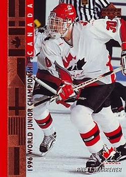 #528 Rhett Warrener - Canada - 1995-96 Upper Deck Hockey