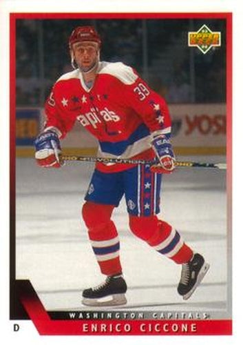 #528 Enrico Ciccone - Washington Capitals - 1993-94 Upper Deck Hockey