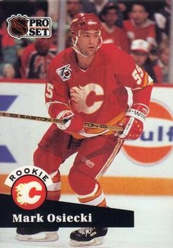 #528 Mark Osiecki - 1991-92 Pro Set Hockey