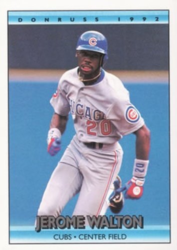 #528 Jerome Walton - Chicago Cubs - 1992 Donruss Baseball