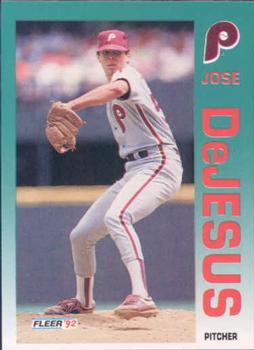 #528 Jose DeJesus - Philadelphia Phillies - 1992 Fleer Baseball