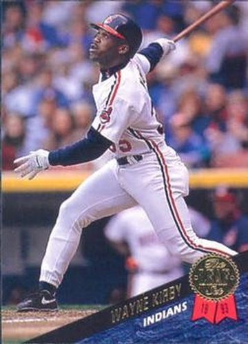 #528 Wayne Kirby - Cleveland Indians - 1993 Leaf Baseball