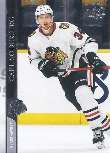 #528 Carl Soderberg - Chicago Blackhawks - 2020-21 Upper Deck Hockey