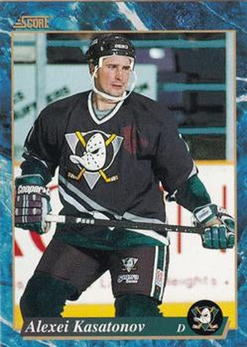 #528 Alexei Kasatonov - Anaheim Mighty Ducks - 1993-94 Score Canadian Hockey