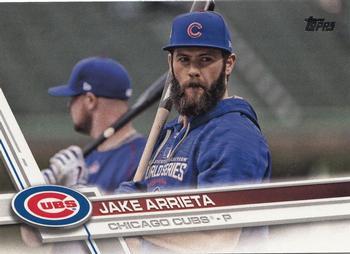 #528b Jake Arrieta - Chicago Cubs - 2017 Topps Baseball