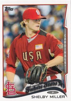 #528b Shelby Miller - St. Louis Cardinals - 2014 Topps Baseball