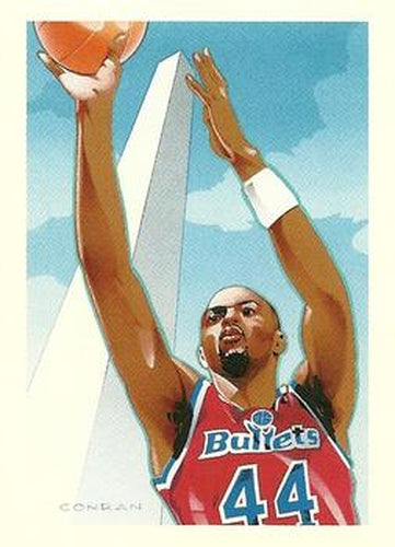 #529 Harvey Grant - Washington Bullets - 1991-92 Hoops Basketball
