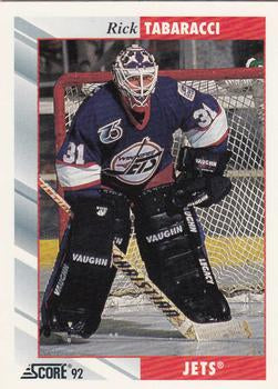 #529 Rick Tabaracci - Winnipeg Jets - 1992-93 Score USA Hockey