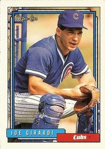 #529 Joe Girardi - Chicago Cubs - 1992 O-Pee-Chee Baseball