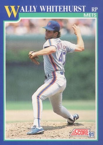 #529 Wally Whitehurst - New York Mets - 1991 Score Baseball