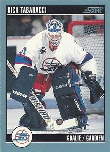 #529 Rick Tabaracci - Winnipeg Jets - 1992-93 Score Canadian Hockey