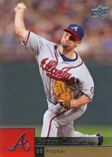 #529 Buddy Carlyle - Atlanta Braves - 2009 Upper Deck Baseball