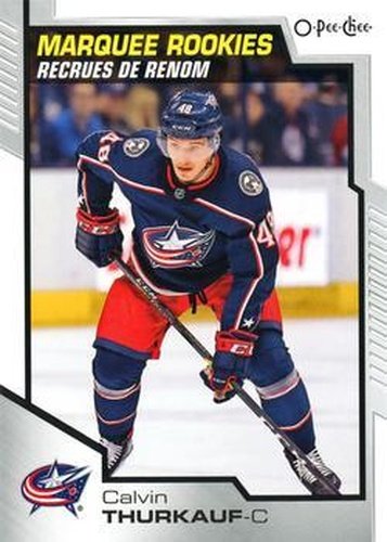 #529 Calvin Thurkauf - Columbus Blue Jackets - 2020-21 O-Pee-Chee Hockey