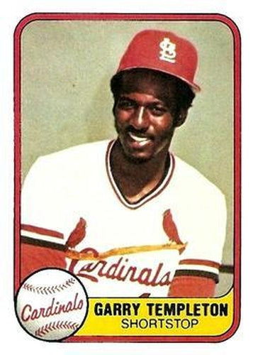 #529 Garry Templeton - St. Louis Cardinals - 1981 Fleer Baseball