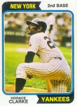 #529 Horace Clarke - New York Yankees - 1974 Topps Baseball