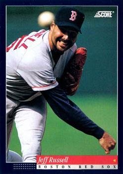 #529 Jeff Russell - Boston Red Sox -1994 Score Baseball