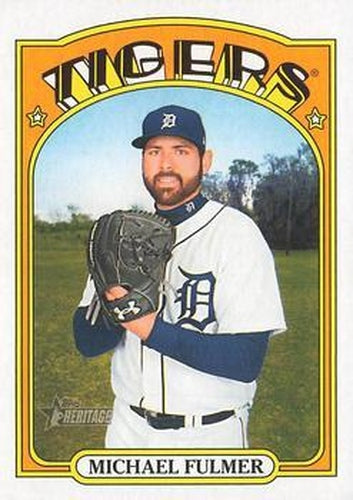 #529 Michael Fulmer - Detroit Tigers - 2021 Topps Heritage Baseball