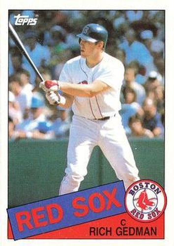 #529 Rich Gedman - Boston Red Sox - 1985 Topps Baseball