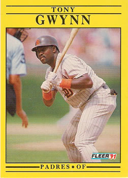 #529 Tony Gwynn - San Diego Padres - 1991 Fleer Baseball