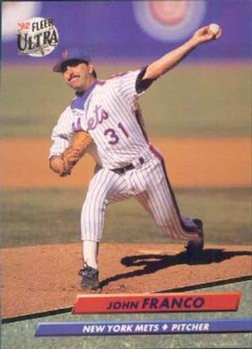 #529 John Franco - New York Mets - 1992 Ultra Baseball