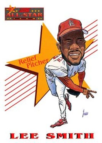 #529 Lee Smith - St. Louis Cardinals - 1993 Score Baseball