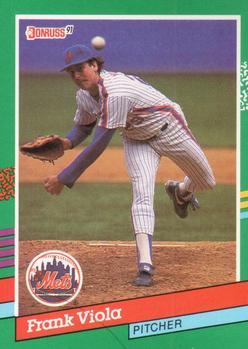 #529 Frank Viola - New York Mets - 1991 Donruss Baseball